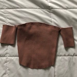 Off the Shoulder Crop Top